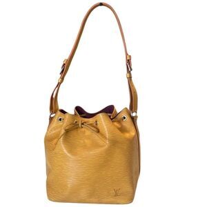 Louis Vuitton Epi Noe GM Yellow Drawstring Closure Bucket Bag AR1924